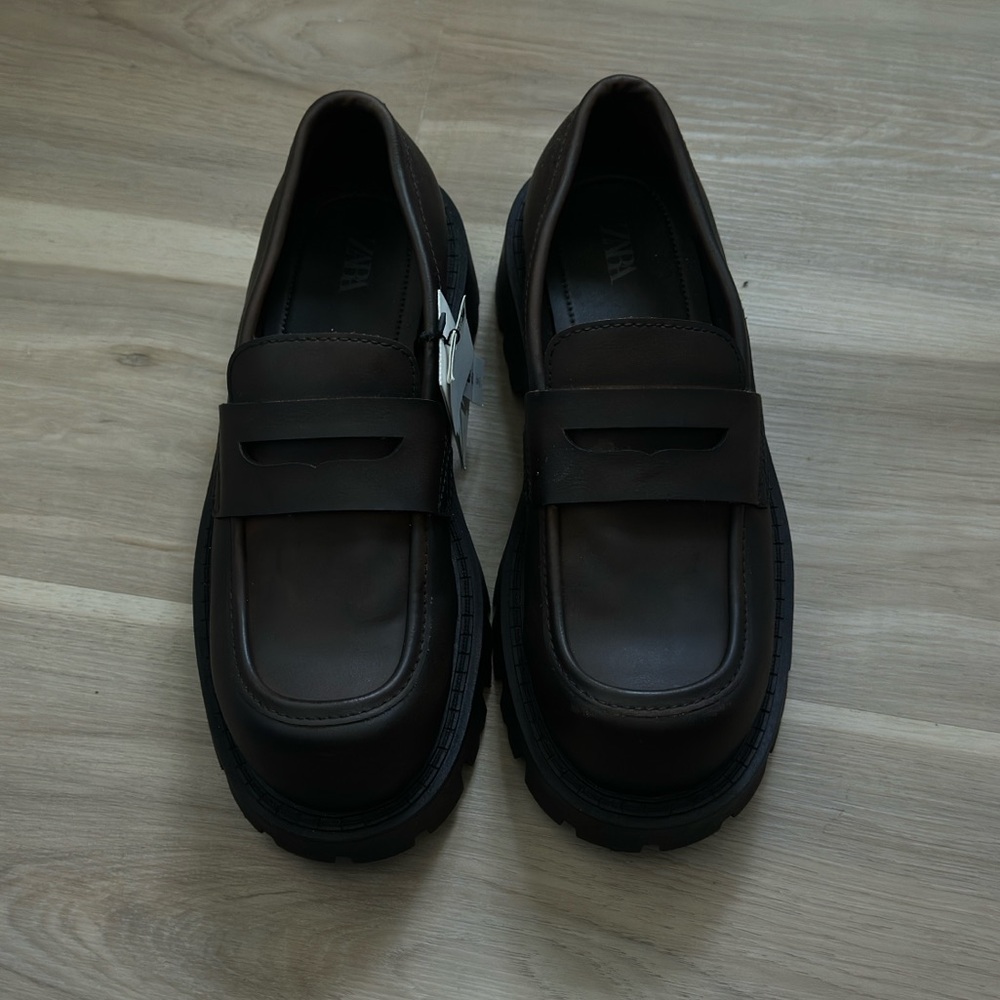 Zara Mens Chunky/Platform Loafer